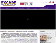 Tablet Screenshot of excade.com